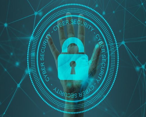 Conceptual representation of cybersecurity protection mechanisms in digital financial systems