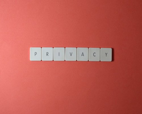 Abstract data visualization representing secure data management and privacy protection in digital finance